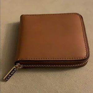 Cuyana Small Classic Zip Around Wallet Brown